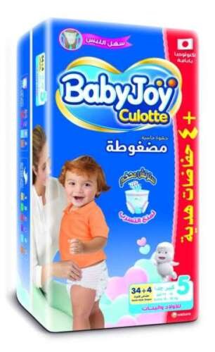 حفاضات بيبي جوي كلوت مقاس 5, 38 حفاضة
