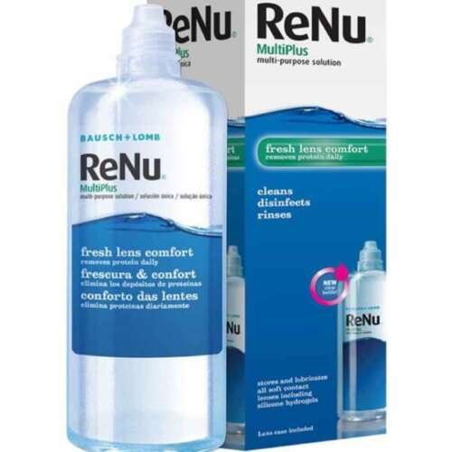 Renu Multiplus Contact Lens Solution From Bausch+Lomb - Clear 120 Ml