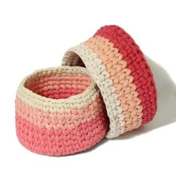 Circular Crochet Gift Box _ Large