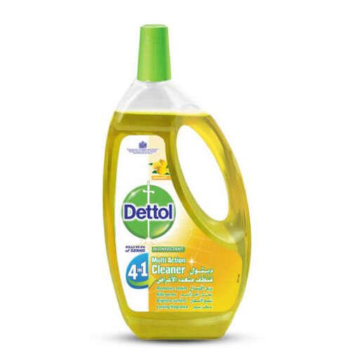 Dettol Liquid 4 In 1 Multi Action Cleaner - Lemon - 1.3 L
