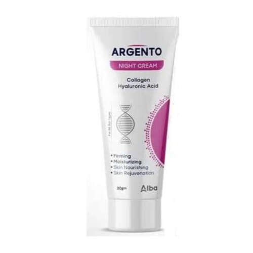 Argento night cream collagen & hyaluronic acid - 30gm