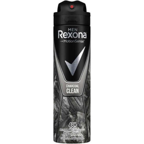 Rexona Men Antiperspirant Deodorant Charcoal Clean Spray - 150mL