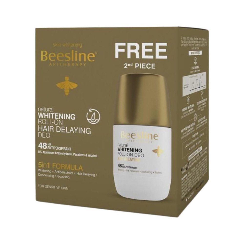 Beesline Roll On Skin Lightening and Hair Growth Delay - 1+1 Free
