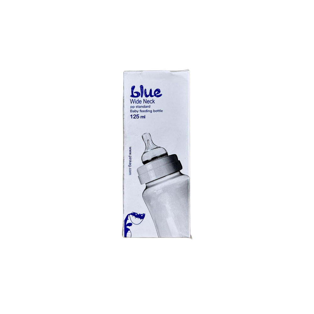 Pink Blue Wide Neck Baby Bottle - 125ml