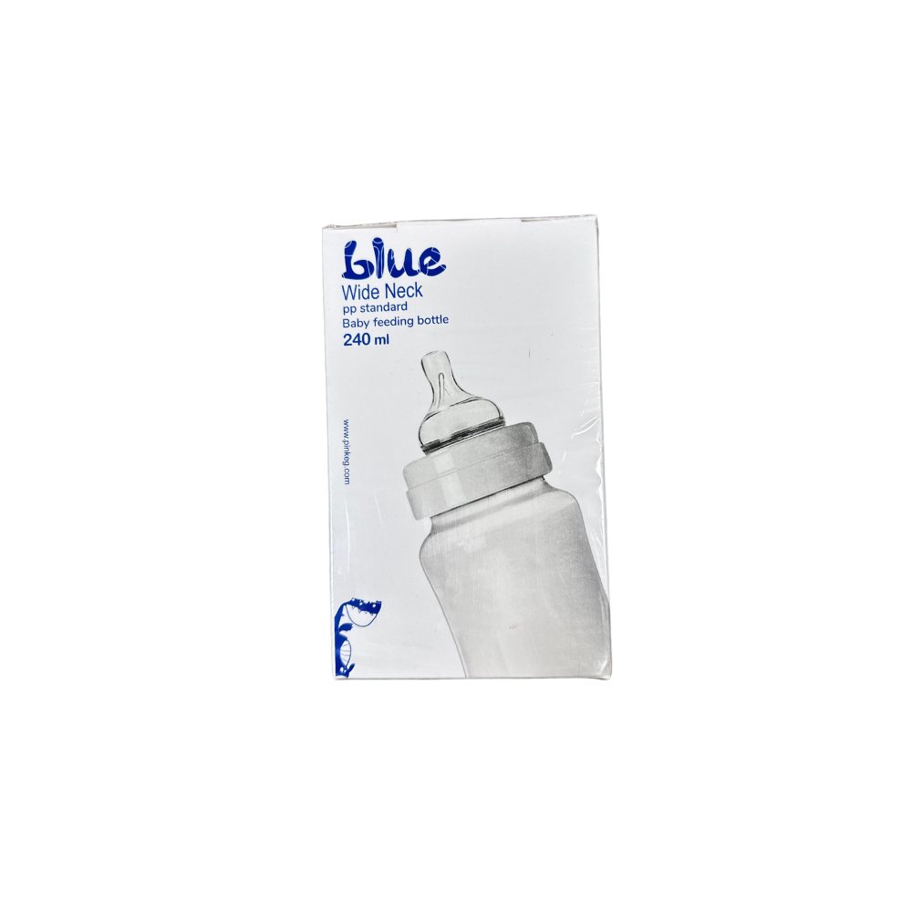 Pink Blue Wide Neck Baby Bottle - 240ml