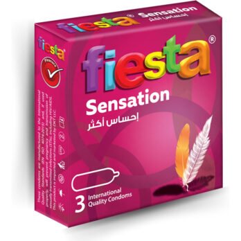 Fiesta Sensation Condoms - 3 Pack