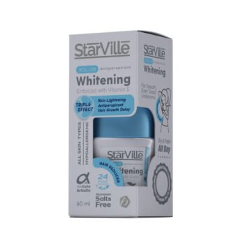 Starville Whitening Roll-On Antiperspirant For Women Hair Reducer - 60ml