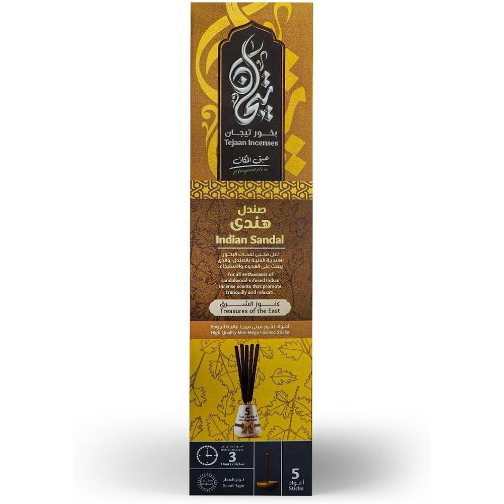 Tejaan Mini lncenses Indian sandal scent – 5 sticks