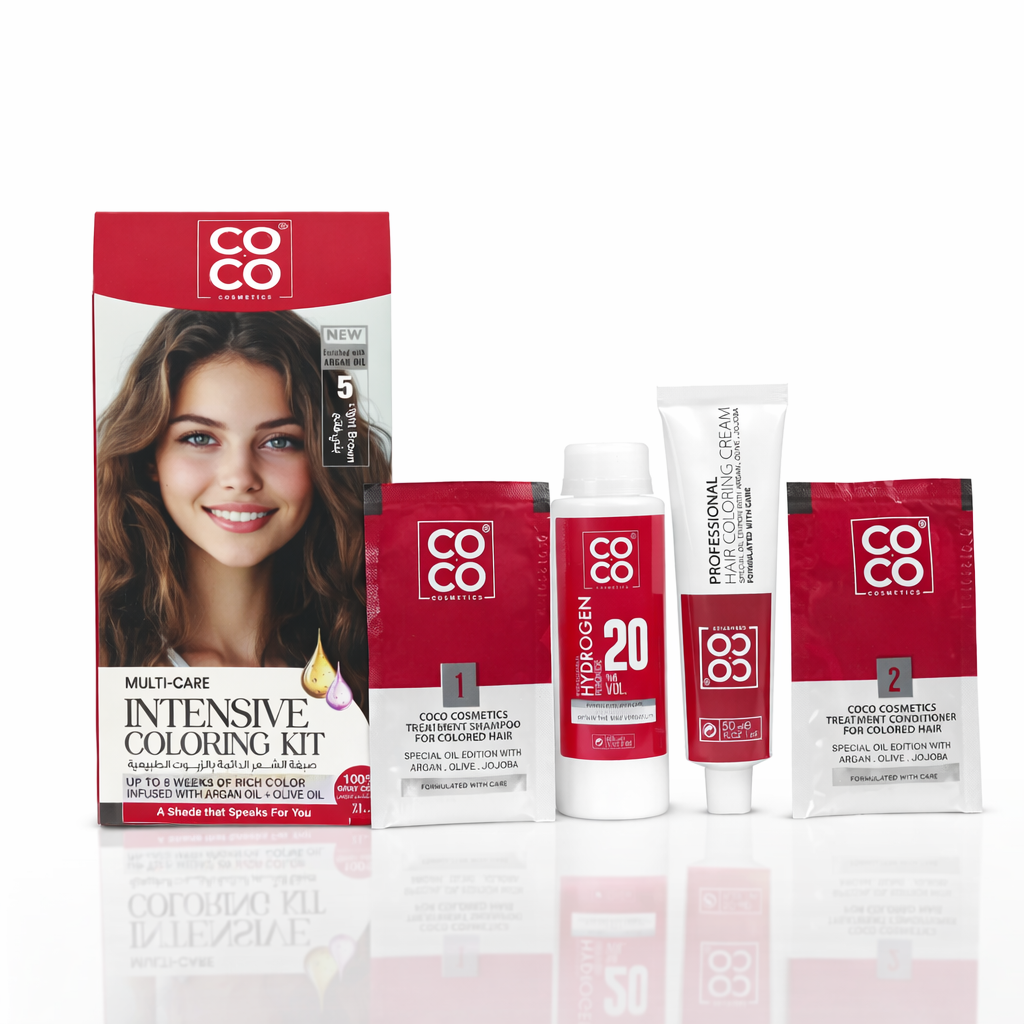 Coco Coloring Kit Intensive Hair Dye - 5 Light Brown