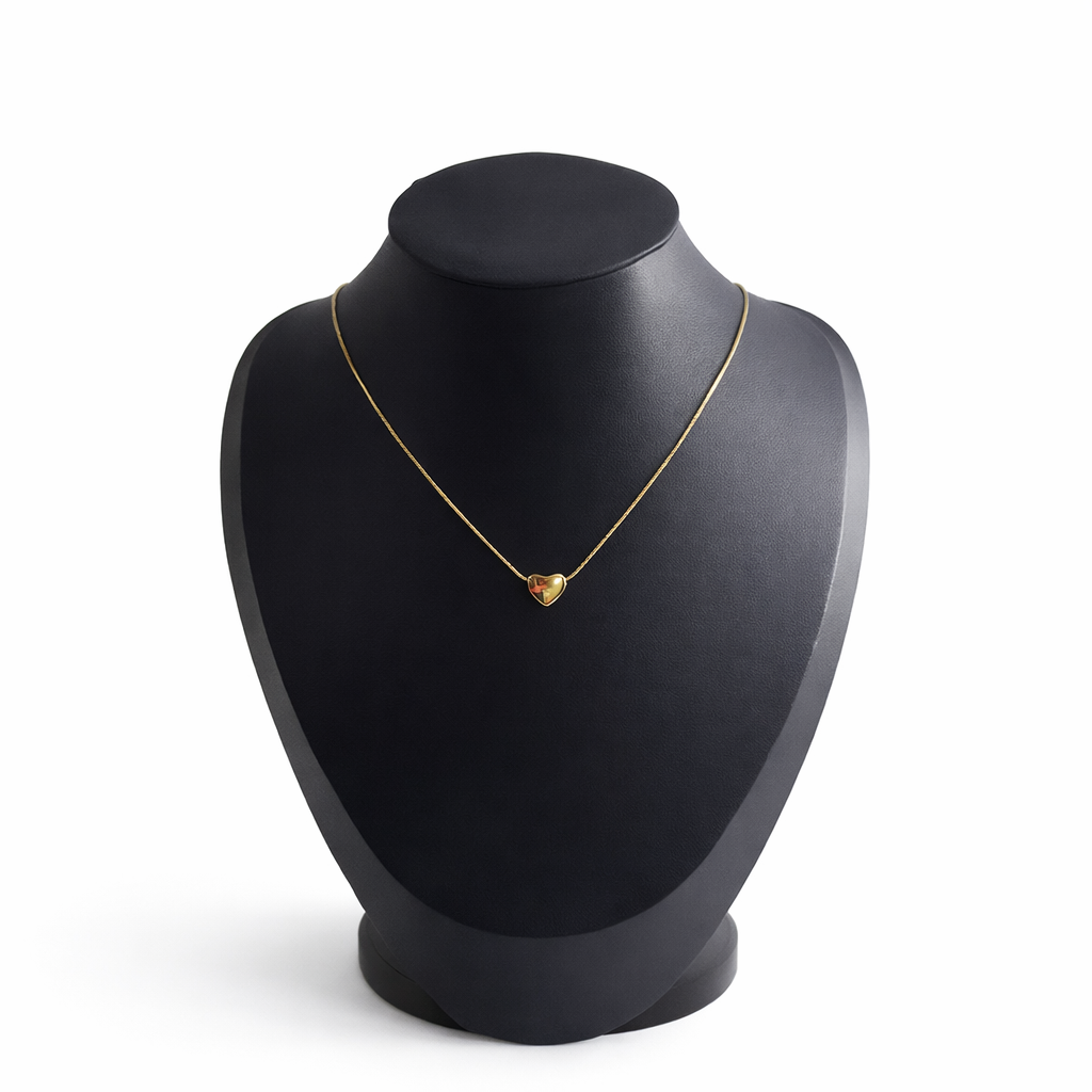 Stainless steel chain - small heart
