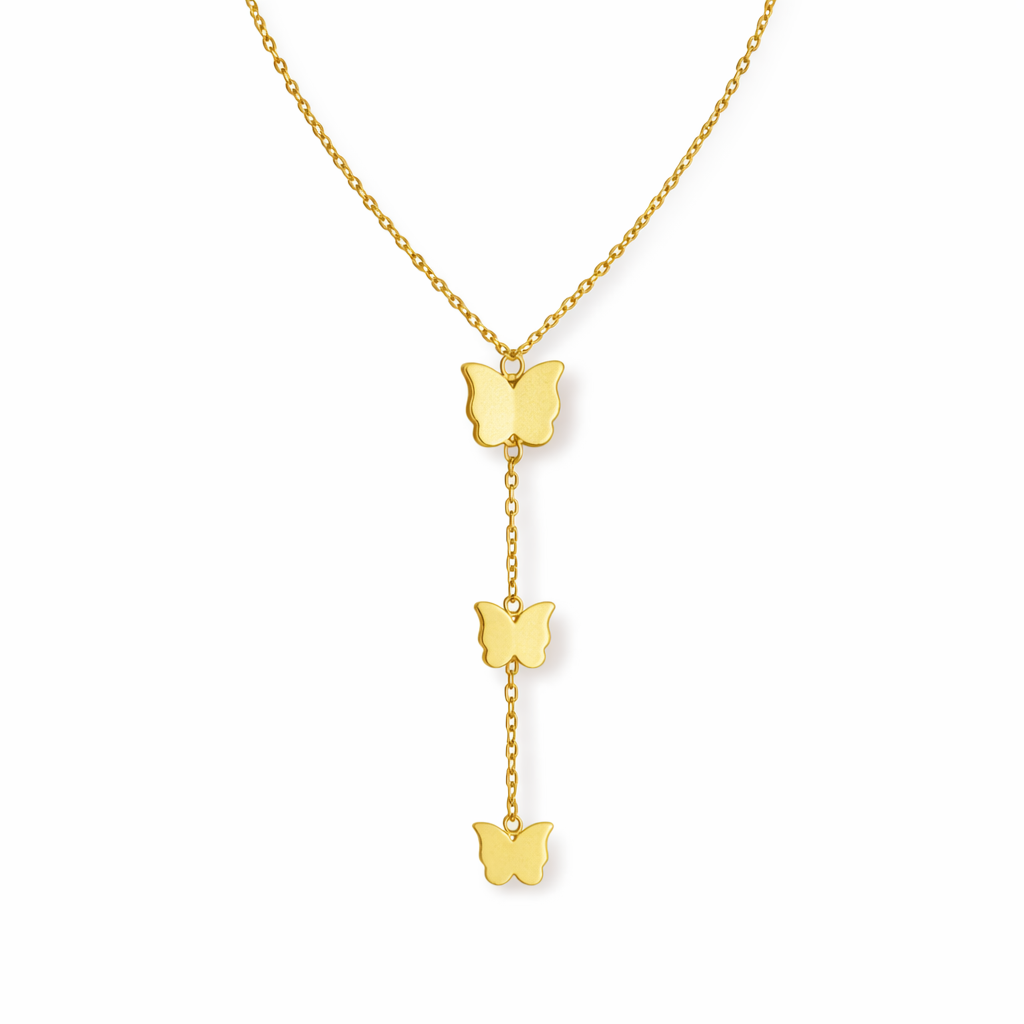 Stainless steel triple butterfly chain