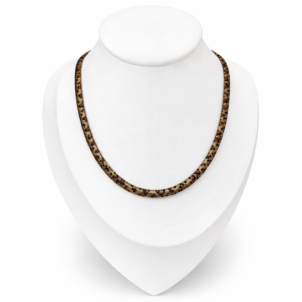 Stainless steel snake-back chain - Tiger