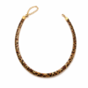 Stainless steel snake back bracelet - Tiger
