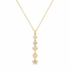 Stainless steel chain long pendant multishaped
