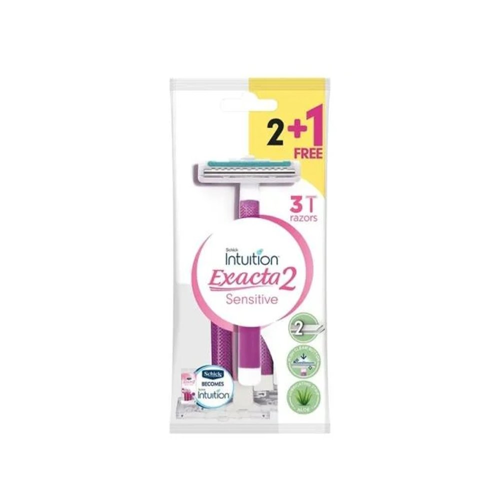 Schick Razor Intuition With Aloe Vera - 3Pieces