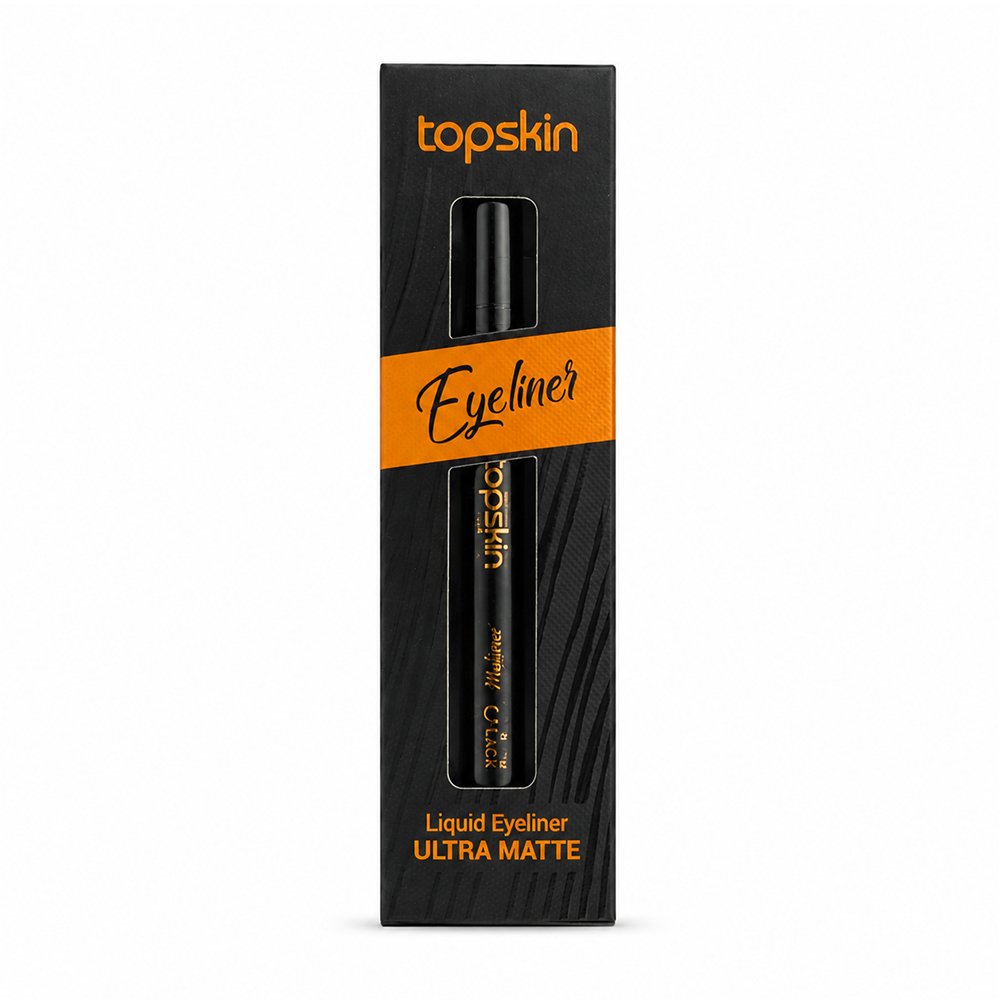 Topskin Matte Black Waterproof Eyeliner Pencil - Black